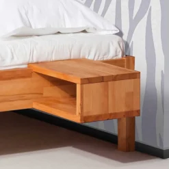 Holzbett Middle aus Kernbuche Massivholz