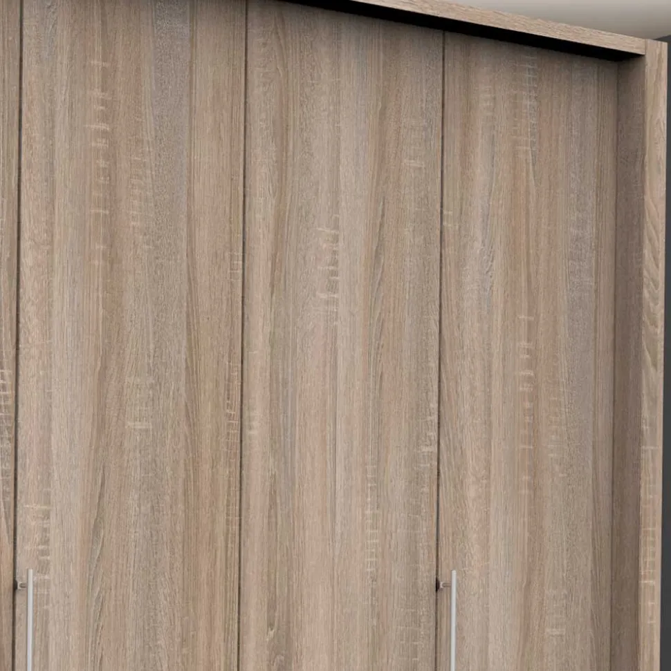 Holzdekor Kleiderschrank in Eiche Sägerau - Zayun