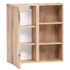 Holzoptik Bad Hängeschrank mit Baumkante - Tofias