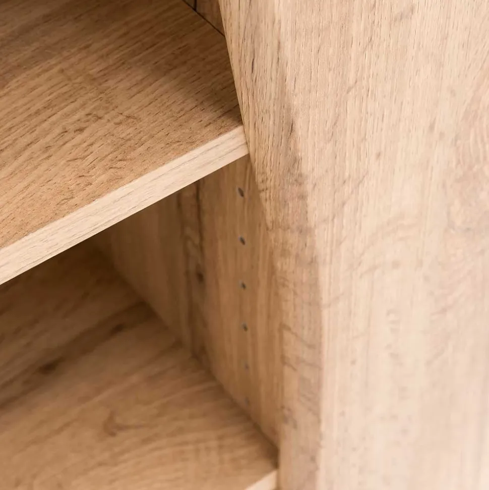 Holzoptik Bad Hängeschrank mit Baumkante - Tofias