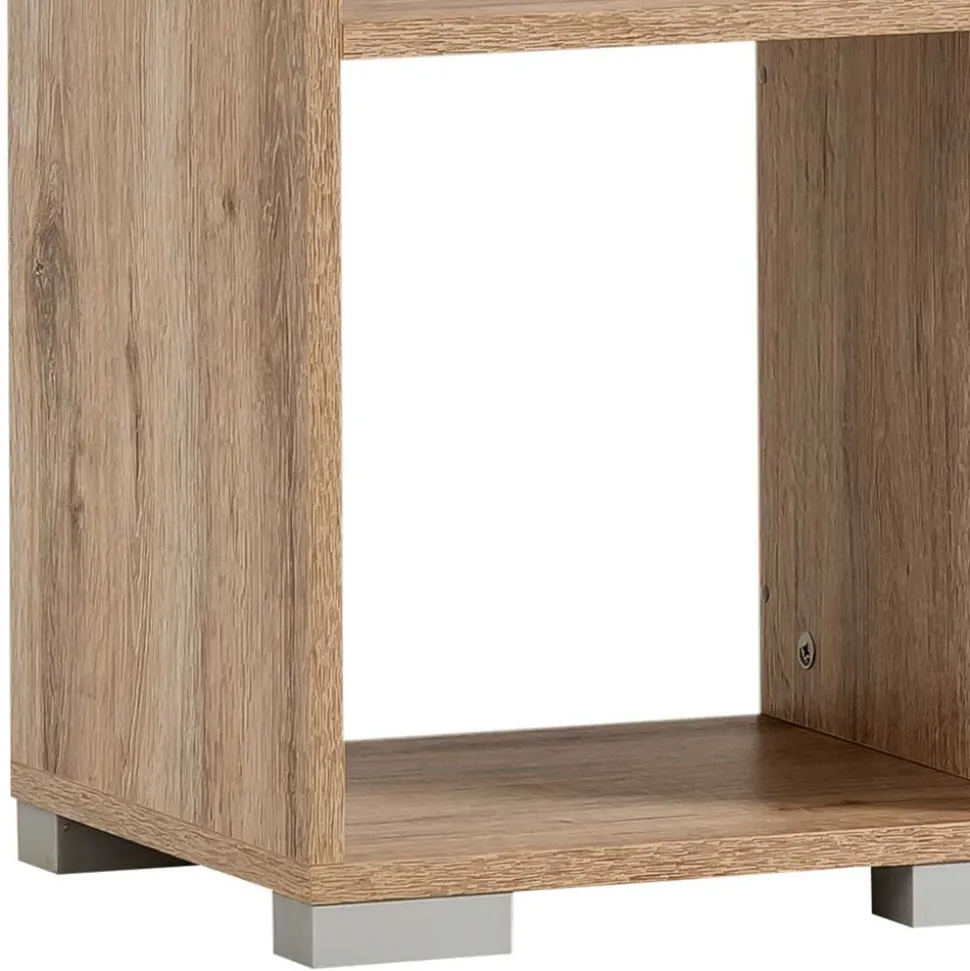 Holzoptik Büroregal in Wildeiche - Jytte