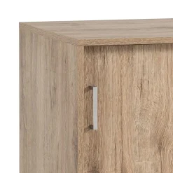 Holzoptik Ordnerschrank mit Schiebetüren - Jytte