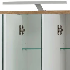 Holzoptik Spiegelschrank fürs Badezimmer - Nelorena