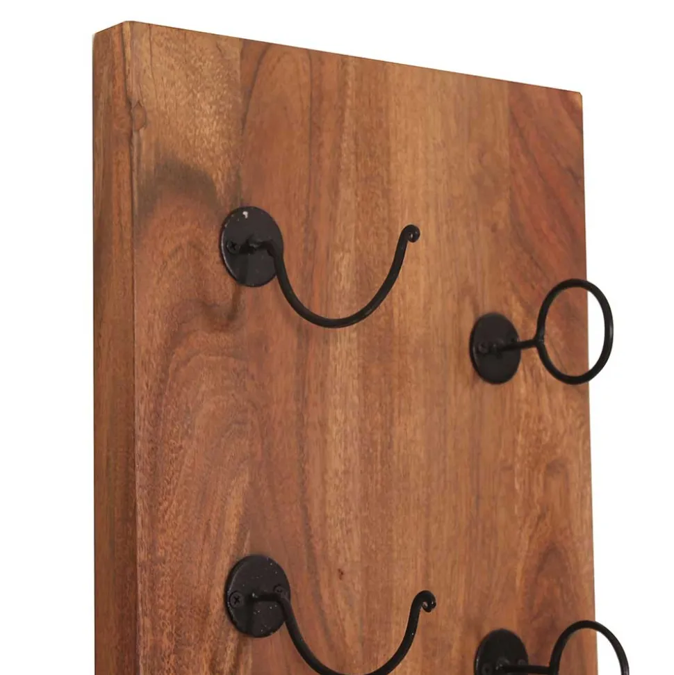 Holzpaneel Weinregal aus Mangobaum - Mendoza