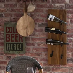 Holzpaneel Weinregal aus Mangobaum - Mendoza