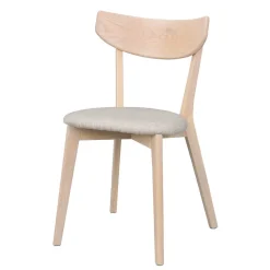 Holzstühle mit Polstersitz - Mikene (2er Set)