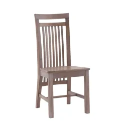 Holzstuhl Set Reverson in Grau Kiefer massiv (2er Set)