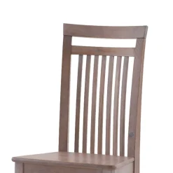 Holzstuhl Set Reverson in Grau Kiefer massiv (2er Set)