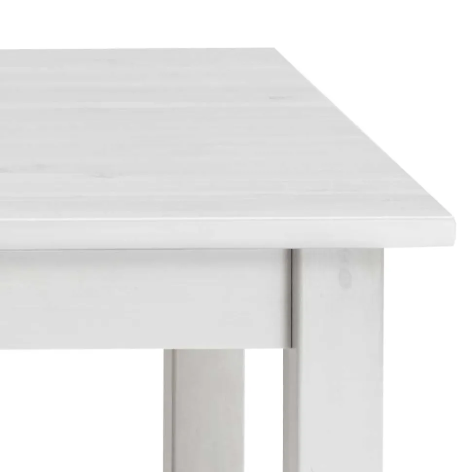 Holztisch Zanaris in Weiß