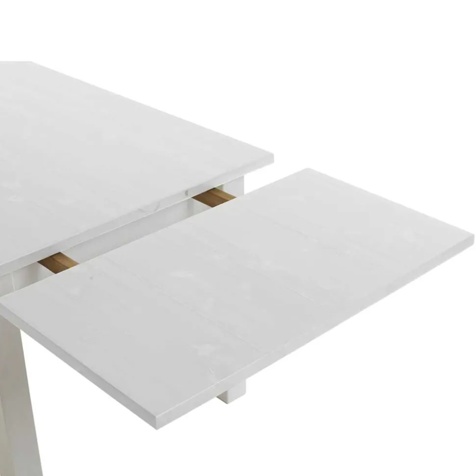 Holztisch Zanaris in Weiß