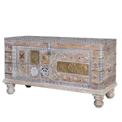 Holztruhe - ausgefallen gestaltet - Abraham