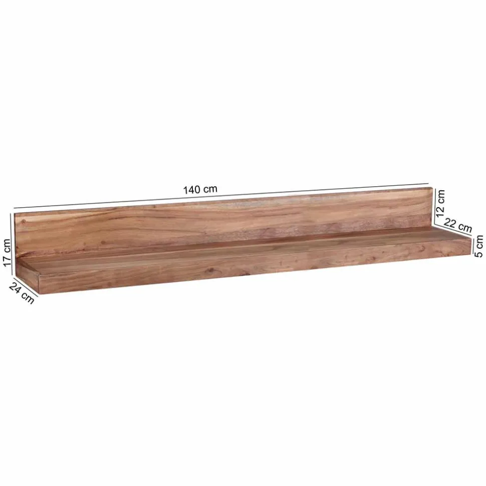 Holz-Wandboard Vislan in L-Form