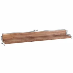 Holz-Wandboard Vislan in L-Form