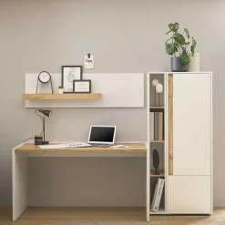 Home Office Arbeitsplatz & Stauraum - Nonessia (vierteilig)