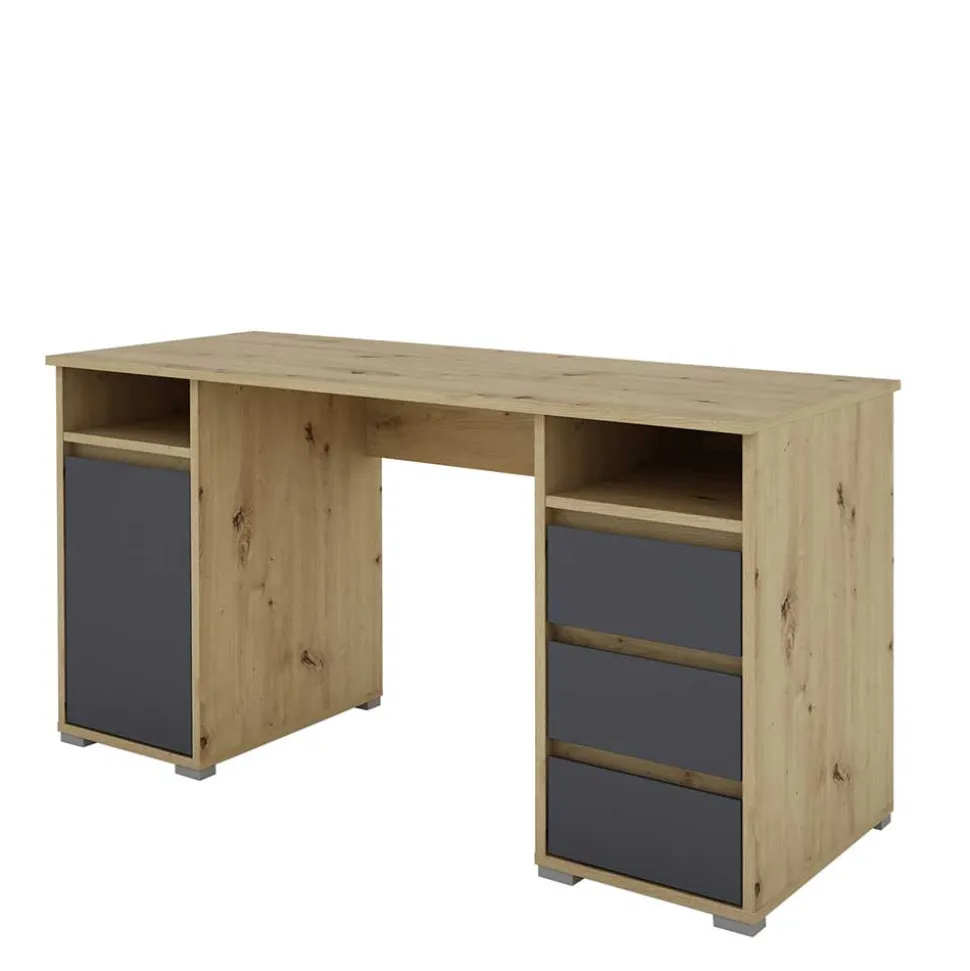 Home Office Schreibtisch zweifarbig - Castlon