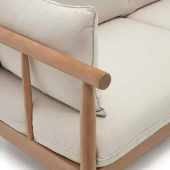 Indoor Outdoor Sofa in Cremefarben - Perconia