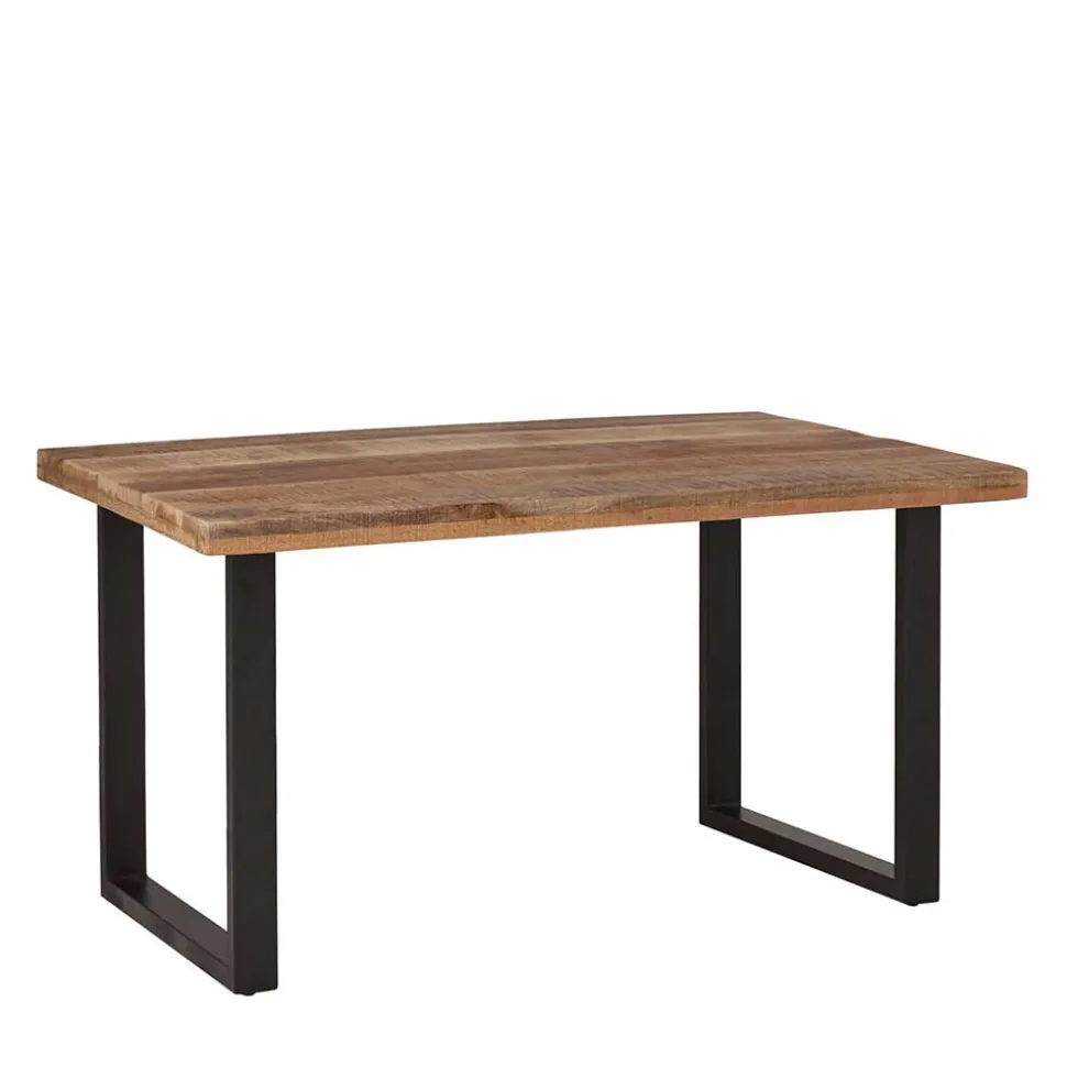 Industrial Bartisch aus Mangobaum Massivholz - Pauletta