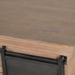 Industrial Chic Couchtisch mit Stauraum - Jantonia