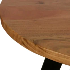 Industrial Couchtisch mit runder Platte - Fresh