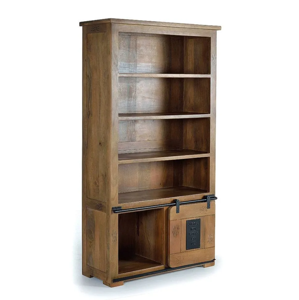 Industrial Design Bücherregal aus Mangoholz - Semian