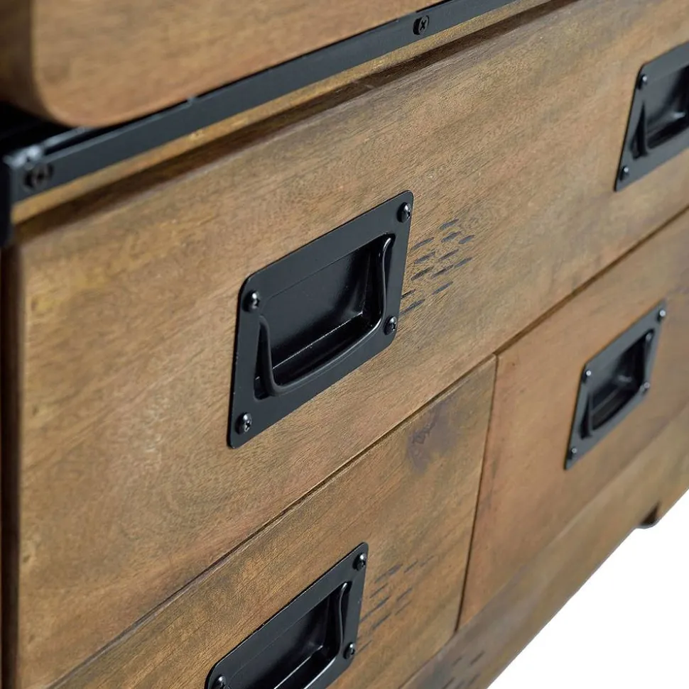 Industrial Design Highboard aus Mangoholz - Semian