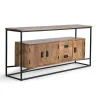 Industrial Design Sideboard aus Massivholz - Olmidava