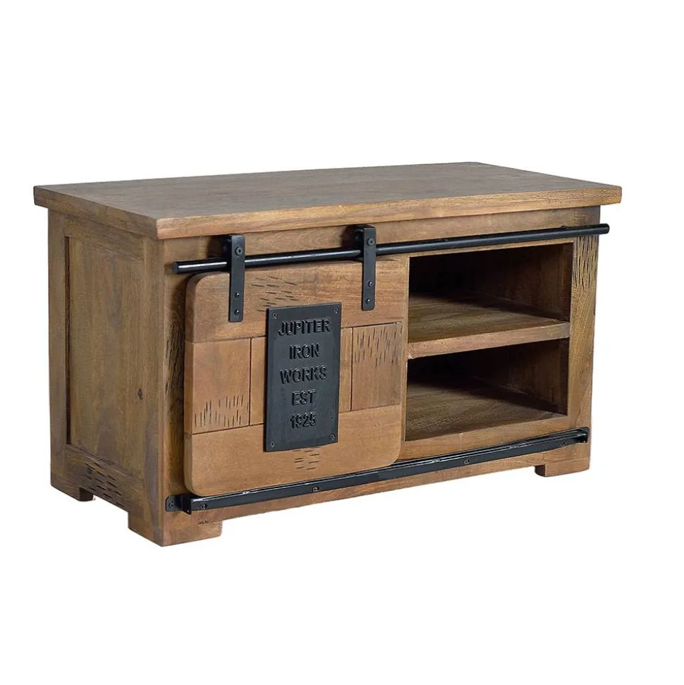 Industrial Design TV Board aus Mangoholz - Semian