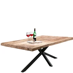 Industrial Esstisch aus recyceltem Teakholz - Doan