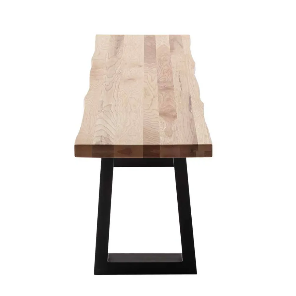 Industrial Esstischbank aus Zerreiche - Heaver