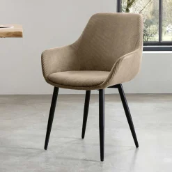 Industrial Esstisch-Gruppe Set - Miriam (fünfteilig)