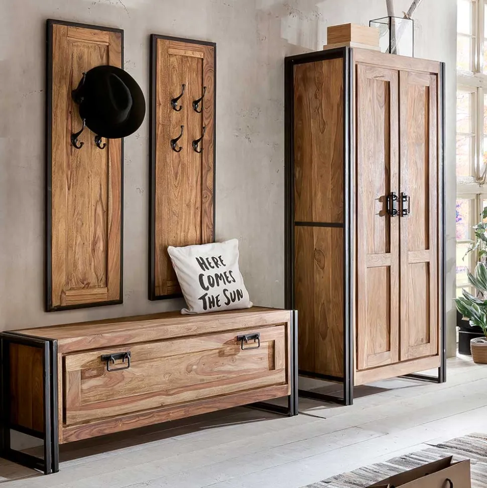 Industrial Flur Einrichtung Set - Mendoza (vierteilig)