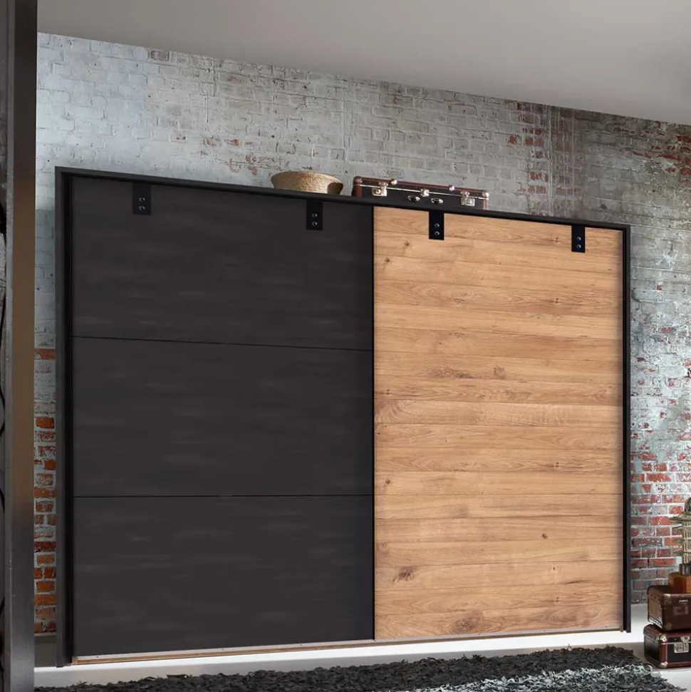 Industrial Schwebetürenschrank 2-türig - Bram