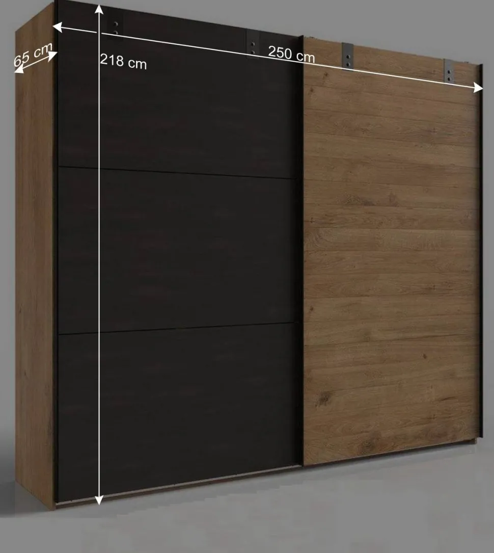 Industrial Schwebetürenschrank 2-türig - Bram