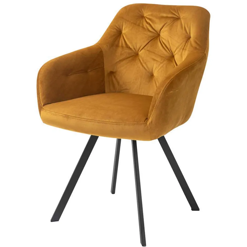 Industrial Style Essgruppe mit vier Plätzen - Panayota (fünfteilig)