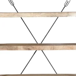 Industrial Style Standregal aus Mangoholz - Traudarian