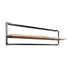 Industrial Wandboard aus Akazie Massivholz - Ian