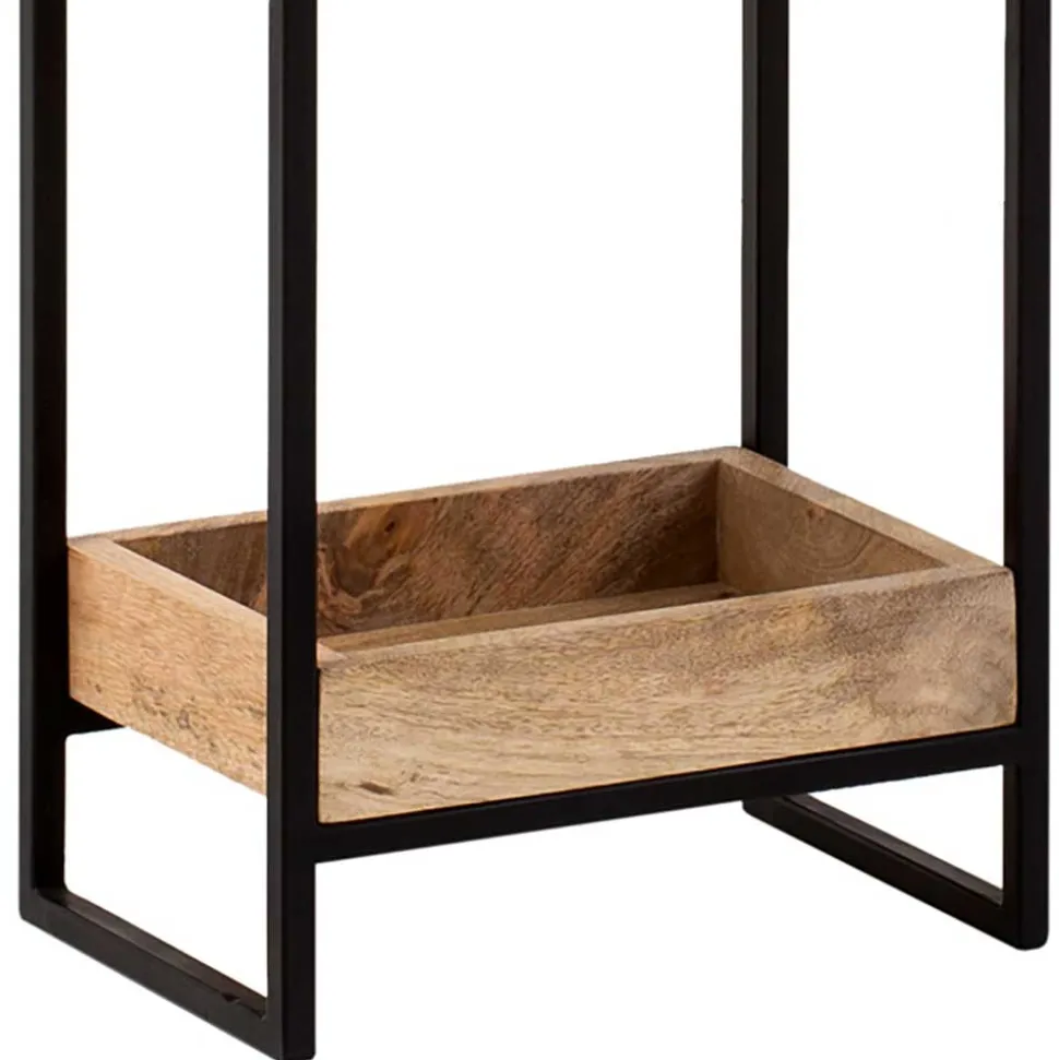 Industrial Wandregal mit drei Ablagen - Karibia