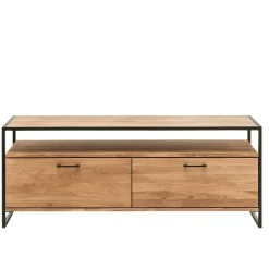 Industrial-TV-Board aus Wildeiche Massivholz - Ingbo