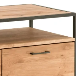 Industrial-TV-Board aus Wildeiche Massivholz - Ingbo