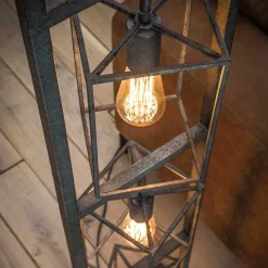 Industry Standleuchte mit 4 Lampen - Cranzo