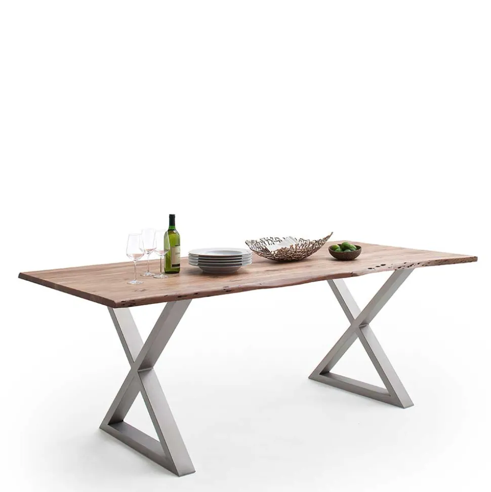 Industry Tisch mit Naturkanten - Tiber