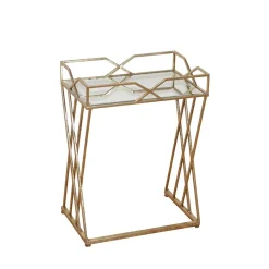 Italienischer Beistelltisch Seaflair in Goldfarben