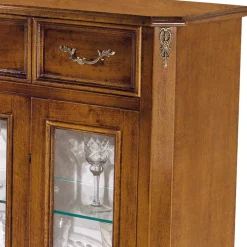 Italienischer Vitrinenschrank 107x100x46 cm - Carlenna II