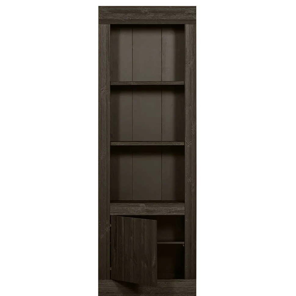 Japandi Regal mit drei Fächern und Tür - Bocca