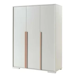 Jugend Schlafzimmer Möbel in Weiß - Eldrus (dreiteilig)