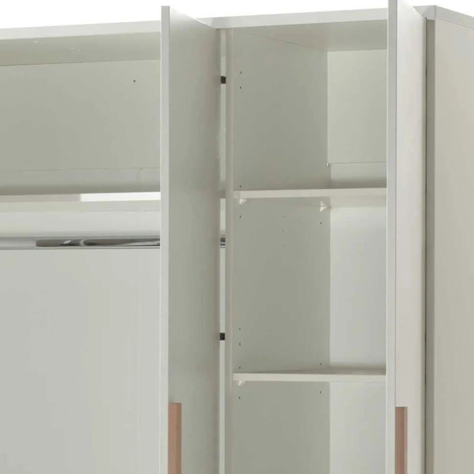 Jugend Schlafzimmer Möbel in Weiß - Eldrus (dreiteilig)