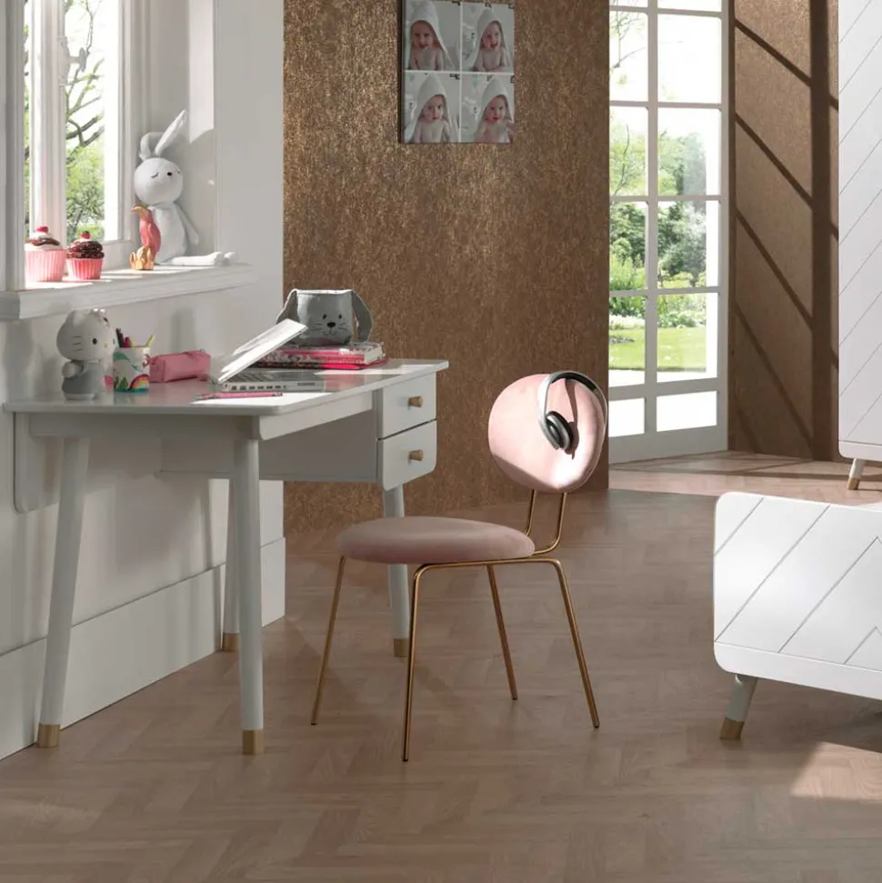 Jugendmöbel in Weiß - Zimventa (vierteilig)