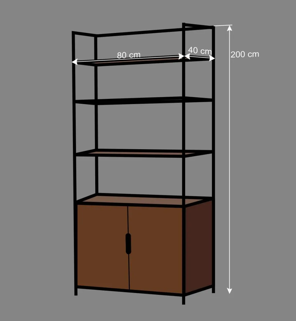 Jugendzimmer Einrichtung Krefos aus Kiefer teilmassiv (zweiteilig)