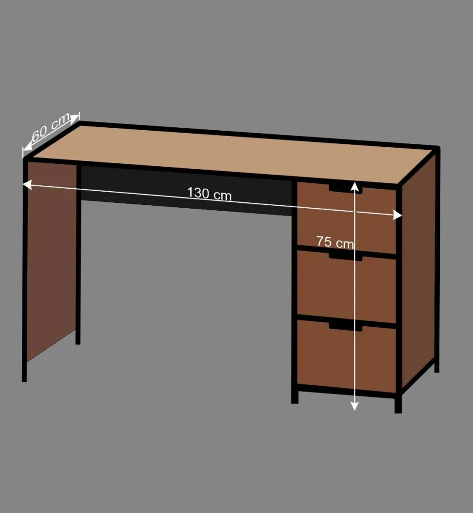 Jugendzimmer Einrichtung Krefos aus Kiefer teilmassiv (zweiteilig)