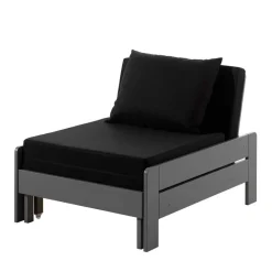 Jugendzimmer Schlafsessel in Grau & Schwarz - Fortoria